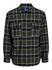 Jack&Jones Rahat Kesim Uzun Kollu Haki Erkek Gömlek 12245681