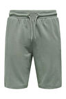 Only & Sons Erkek Onsneıl Belden Bağlamalı %100 Pamuk Şort 22015623 Haki