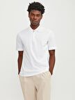 Jack & Jones Jjemac Zip Ss Polo Sn Erkek T-Shirt