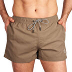 Jack&Jones Jpstbora Bora Jjswım Solıd Ly Erkek Şort 12253265-Bungee Cord Kahverengi