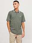 Jack&Jones Polo Yaka Yeşil Erkek T-Shirt 12252395