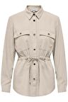 ONLY ONLARIS LIFE 4/5 FEM CARGO JACKET CC WVN 15310852 KREM