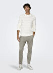 Only & Sons Normal Bel Dar Paça Açık Kahve Erkek Pantolon ONSMARK SLIM CHECK 020919 PANT NOOS