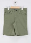 Jack & Jones Normal Bel Normal Yeşil Erkek Çocuk  Şort JPSTRICK JJORIGINAL JNR