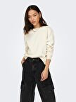 Only Onlfave L/S O-Neck Swt Kadın Sweatshirt