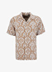 Jack & Jones Rahat Kahve Erkek Gömlek JPRBLUALIJAH JACQUARD RESORT SHIRT