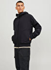 Jack & Jones Siyah Erkek Mont JCOTRACK BOMBER JACKET NOOS