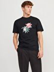 Jack&Jones Jortampa Aop Branding Tee Erkek T-shirt