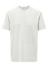 Only & Sons Erkek Onskıan Kare Desenli Kısa Kollu Pamuklu T-Shirt 22028692 Ekru
