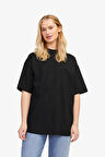 JJXX Jxvalerıa Oversize Kadın Siyah T-Shirt 12252007-Black