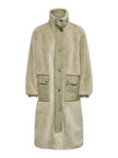 Only Sascha Contrast Sherpa Uzun Kadın Ceket 15325211