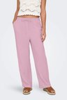 Only Onlsiesta Belden Bağlamalı Cepli Keten Karışımlı Pantolon Bayan PANTOLON 15322263 PEMBE