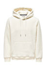 Only & Sons Erkek Onsemılıo Kapüşonlu Teddy Kumaş Sweatshirt 22030287 Ekru