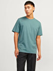 Erkek JJEORGANIC BASIC TEE SS O-NECK NOOS T-Shirt-Mavi | S