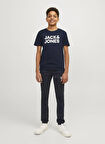 Jack & Jones Baskılı Lacivert Erkek Çocuk T-Shirt 12152730