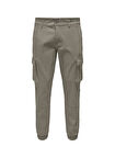 Only & Sons Lastikli Paça Kahve Erkek Kargo Pantolon ONSCAM STAGE CARGO CUFF LIFE 6687 N