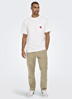 Only & Sons Normal Bel Normal Kahve Erkek Chino Pantolon ONSLINUS TAP CORDUROY 0185 PANT NOO