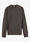 Jack & Jones Bisiklet Yaka Koyu Gri Erkek Sweatshırt 12262789_JPRCCLOGAN SWEAT CREW NECK