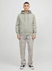 Jack & Jones Kapüşon Yaka Gri Erkek Sweatshırt 12262811_JORFREDERIKSBERG SWEAT HOO