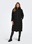 Only Siyah Kadın Kaban ONLPAULA PREMIUM PUFFER LONG OTW