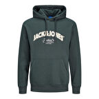 Jack & Jones 12267584 Jorbronx Arch Big Sweat Hood Ub Füme
