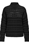 ONLLEAH LS HIGH NECK KNT SİYAH 15327561