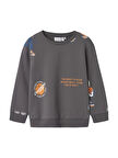 Name it Erkek Çocuk Baskılı Sweatshirt