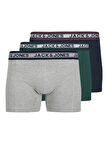 Jack Jones Colıver Solıd 3 Lü Paket Erkek Boxer 12270759