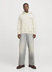 Jack & Jones Kapüşon Yaka Krem Erkek Sweatshırt 12265823_JORFREDERIKSBERG MARGATE S