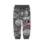 Name it Erkek Çocuk Gri Nasa Baskılı Eşofman Altı