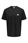 Only & Sons Erkek Onsdawson Regular Fit Kısa Kollu %100 Pamuk T-Shirt 22033190 Siyah