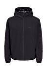 Jack & Jones Erkek Jorvesterbro Kapüşonlu Suya Dayanıklı Mevsimlik Mont Ceket 12272898 Siyah