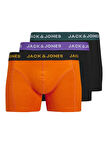 Jack Jones Ben Solıd 3 Lü Paket Erkek Boxer 12268601