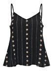 ONLVIANA SINGLET PTM Kadın Siyah Bluz - 15346755