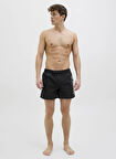 Jack & Jones Siyah Erkek Şort Mayo 12275129_JPSTMAUI JJSWIM SPLICE LOG