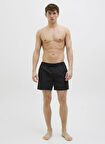 Jack & Jones Siyah Erkek Şort Mayo 12272879_JPSTMAUI JJSWIM TAPE AKM