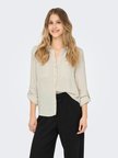 ONLYASMIN-SIESTA LS LI BL SHIRT PNT NOOS Kadın Gri Gömlek - 15349102