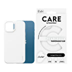 CARE by PanzerGlass® Moda Serisi Beyaz Orkide iPhone 13 | 14 Kılıf - Beyaz