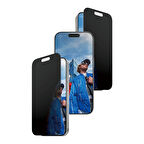 PanzerGlass iPhone 17 | iPhone 16 Pro | Ultra-Wide Fit Siyah Çerçeveli Gizli/Hayalet Ekran Koruyucu - Fast Fit Uygulama Aparatlı