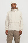 Jack & Jones Erkek Jcounıon Kapüşonlu Fermuarlı Ceket 12274049 Taş