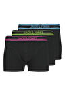 Jack & Jones Jacglow Solid 3 Pack Erkek Boxer 12272927