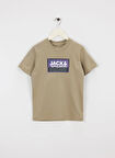 Jack & Jones Baskılı Yeşil Erkek Çocuk T-Shirt 12254194