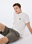 Only & Sons O Yaka Baskılı Beyaz Erkek T-Shirt ONSARCH LOGO REG SS TEE CS