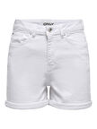 ONLJOSEPHINE STRETCH SHORTS DNM AZG NOOS Kadın Beyaz Şort - 15321381