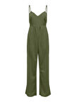 ONLNOVA LIFE VIS MALI JUMPSUIT SOLID Kadın Yeşil Tulum - 15352528