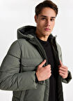 Only & Sons Yeşil Erkek Mont ONSELIJAH PCKT. HOOD JACKET OTW NOO