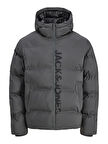 Jack & Jones JJKAITO Puffer Jacket BF – Hafif Şişme Erkek Mont, Suya Dayanıklı Fermuarlı Kışlık Ceket 