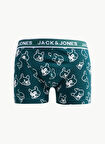 Jack & Jones Yeşil Erkek Boxer 12262234_JACBULLDOG TRUNK TRY