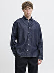 Jack Jones Norrebro Denim Loose Fit Erkek Jean Gömlek 12282775