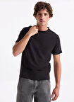 Jack & Jones Bisiklet Yaka Siyah Erkek T-Shirt 12283659_JORSTYLING ICON TEE SS CN